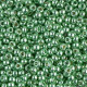 Miyuki seed beads 8/0 - Duracoat galvanized dark mint green 8-4214
